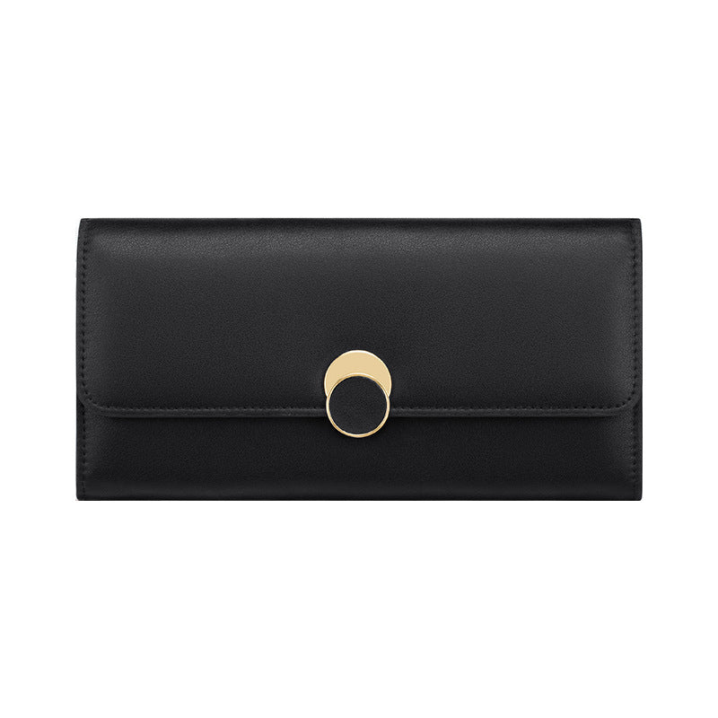 Women's wallets Genuine leather long wallets Large capacity clutch bags Trends Retro wallets that go with anything Elegant