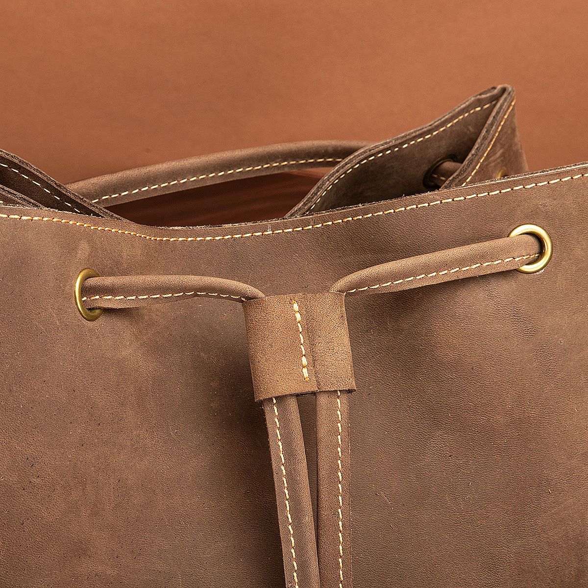 Men's backpack cowhide genuine leather retro large capacity computer bag for men