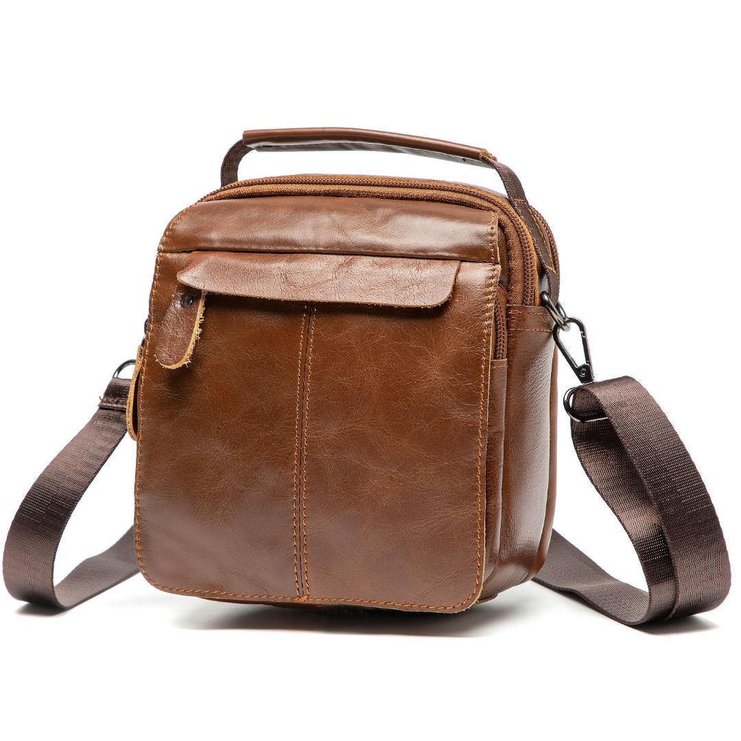 Men's Shoulder Bags Cowhide Business Handbags Outdoor Sports Fashion Crossbody Bags for Men