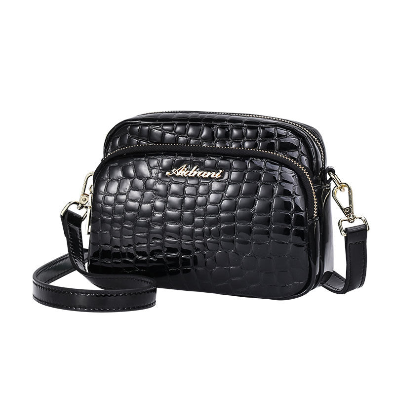 Women's Bag Genuine Leather Jewel Pattern Bag Fashion Crossbody Bag Retro High Quality Shoulder Bag.Pochette