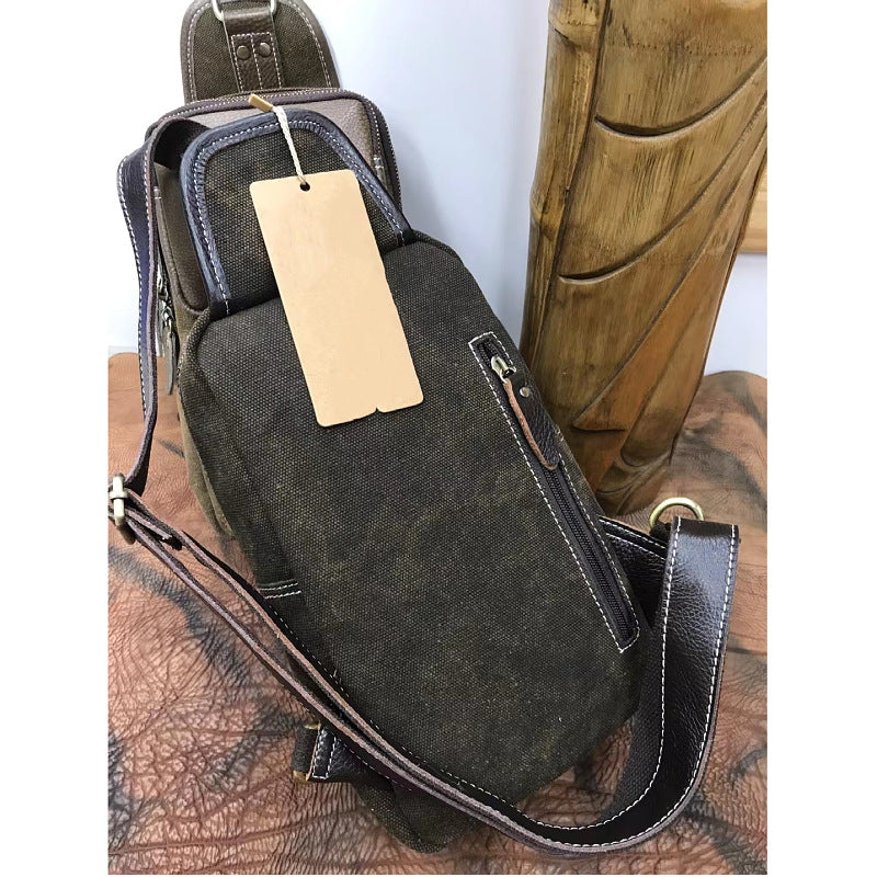 Men's Bust Bag Korean Fashion Casual Waist Pouch Men's Crossbody Shoulder Bag