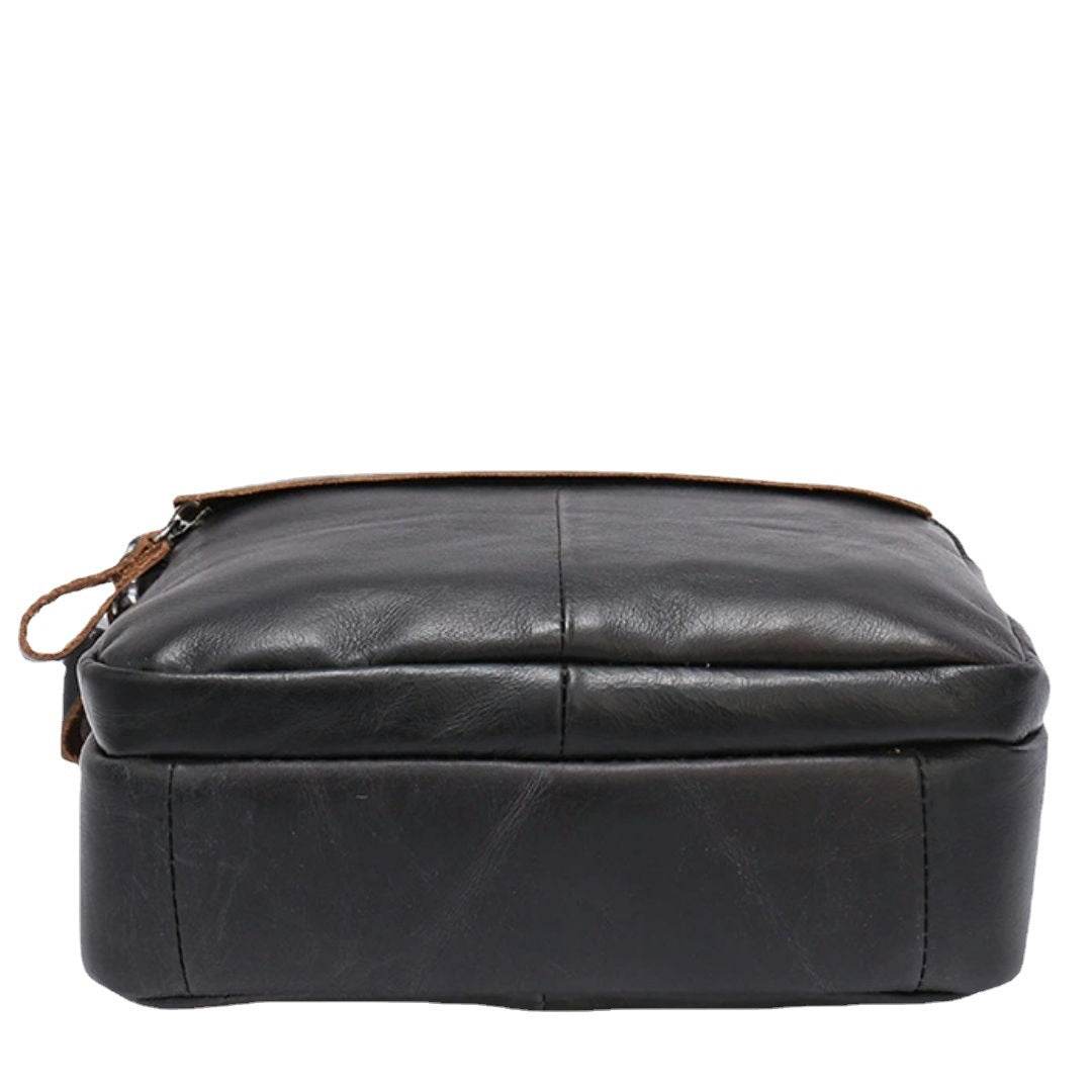 Men's Shoulder Bag Genuine Cowhide Leather Casual Sports Men's Crossbody Bag Briefcase