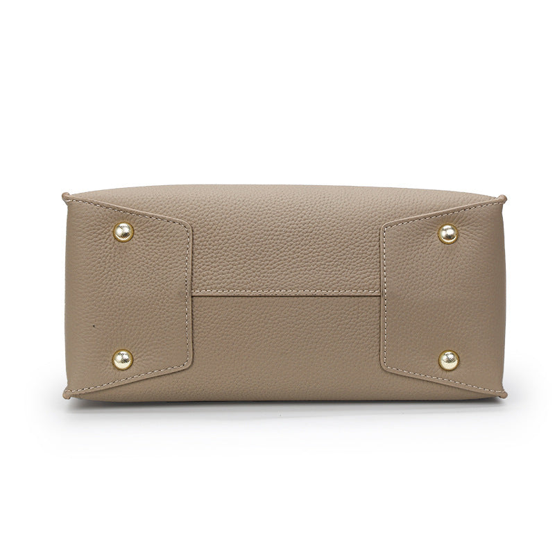 Women's bag handbag genuine leather luxury bag fashion cowhide commuting crossbody bag temperament handbag.bag