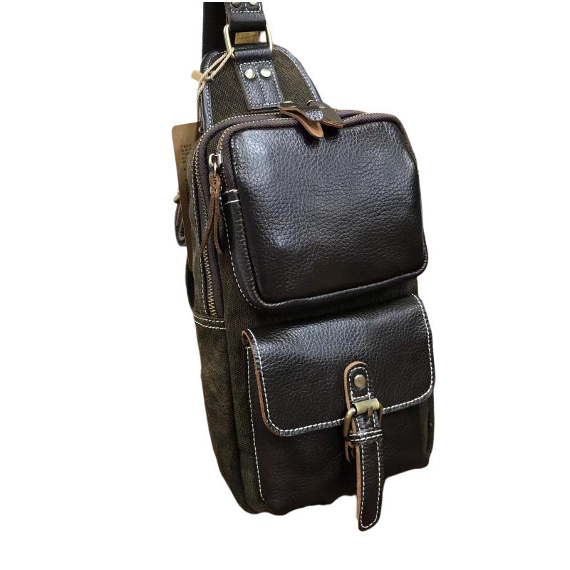 Men's Bust Bag Korean Fashion Casual Waist Pouch Men's Crossbody Shoulder Bag