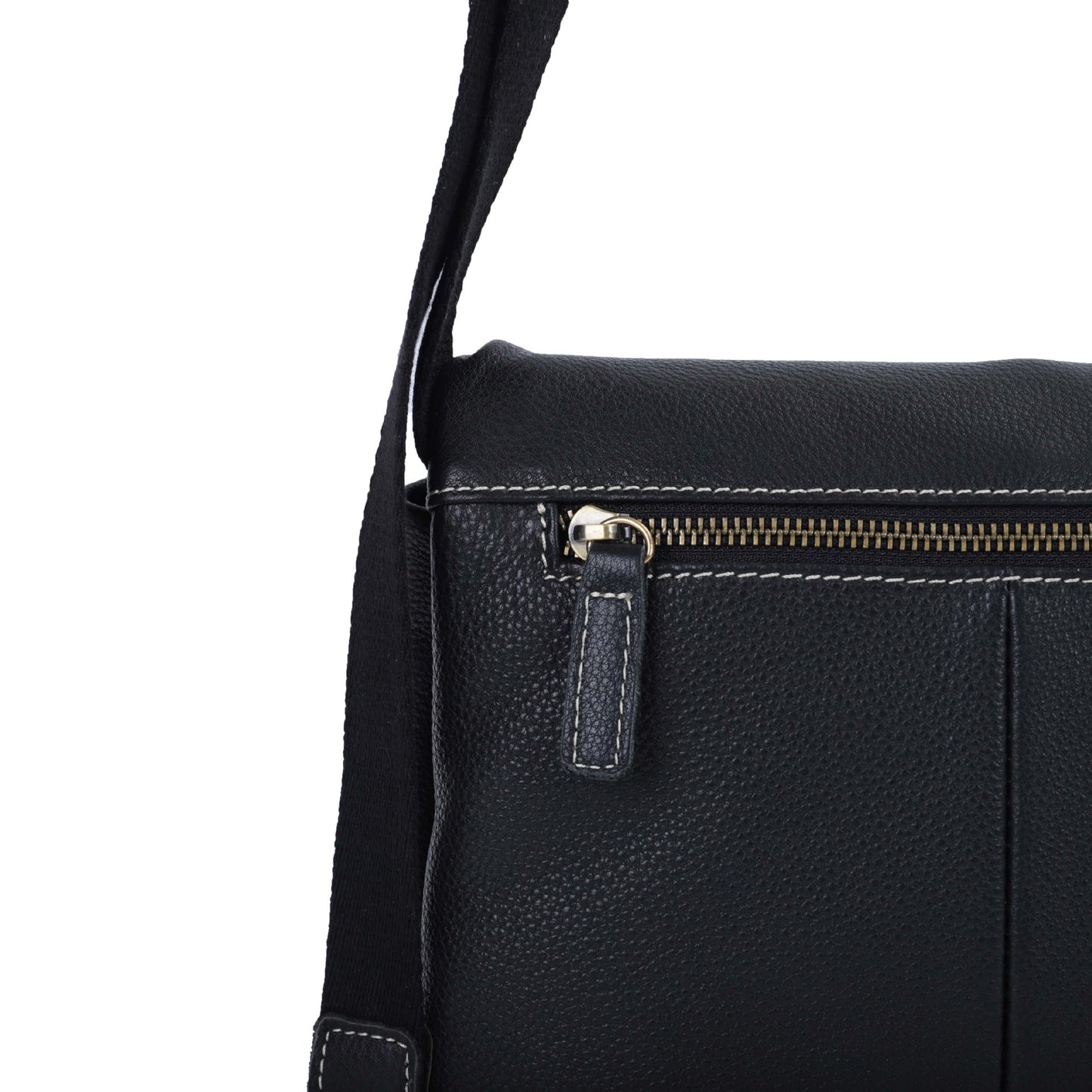 Men's Shoulder Bag Cowhide Soft Leather Casual Business Large Capacity Crossbody Bag for Men