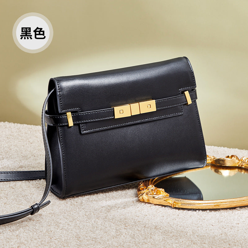 Women's Bag Genuine Leather Bag Single Crossbody Bag Fashion Luxury Elegant Commuting Shoulder Bag.Pochette