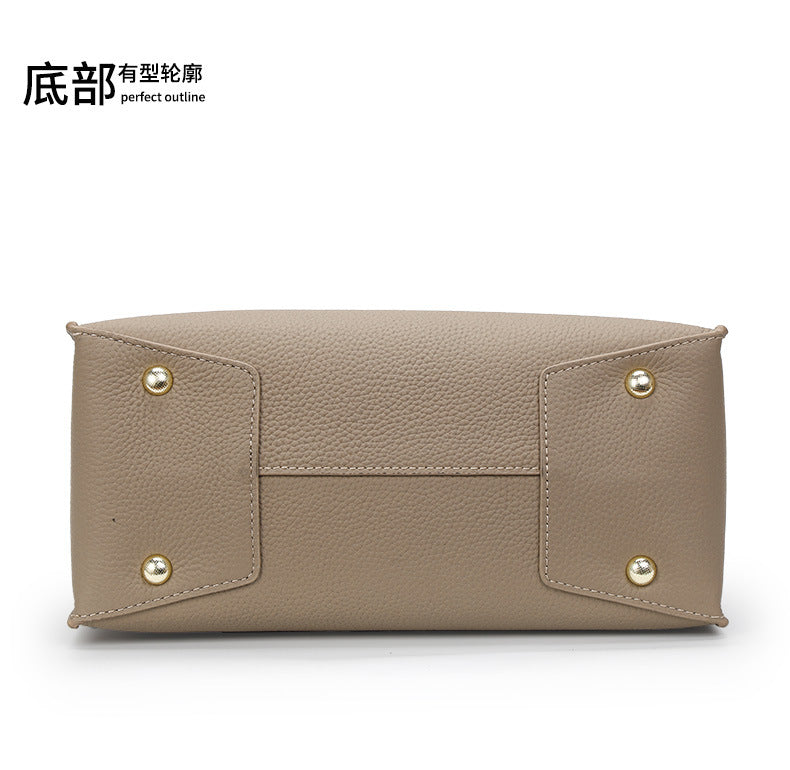 Women's bag handbag genuine leather luxury bag fashion cowhide commuting crossbody bag temperament handbag.bag