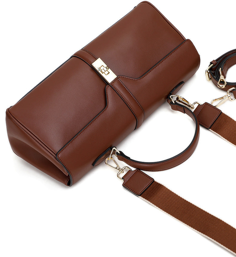 Cowhide women's bag High quality handbag Large capacity Genuine leather retro shoulder bag that goes with anything Fashion handbag.bag