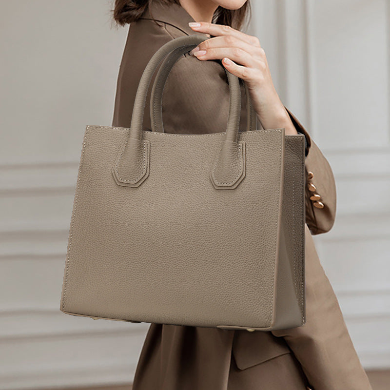 Women's bag handbag genuine leather luxury bag fashion cowhide commuting crossbody bag temperament handbag.bag