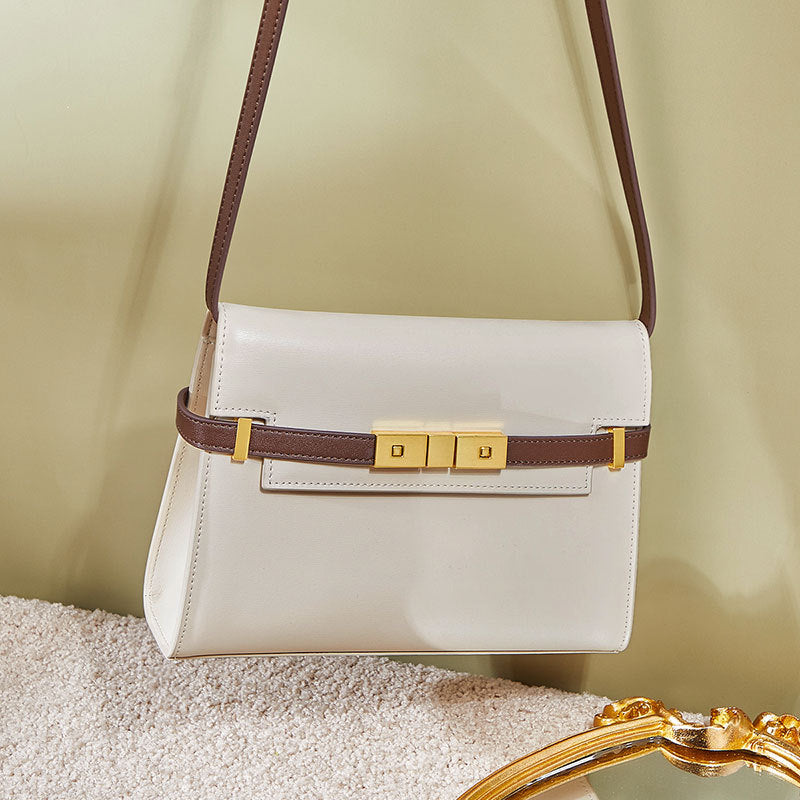 Women's Bag Genuine Leather Bag Single Crossbody Bag Fashion Luxury Elegant Commuting Shoulder Bag.Pochette