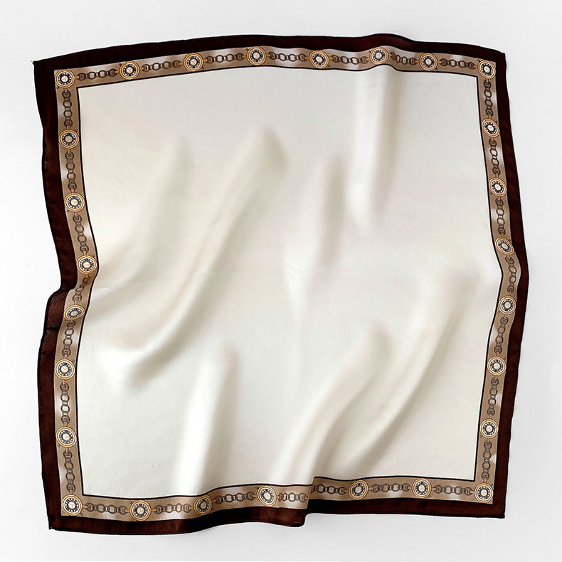 Silk scarf print pattern neckerchief fashion cashew nut flower temperament scarf