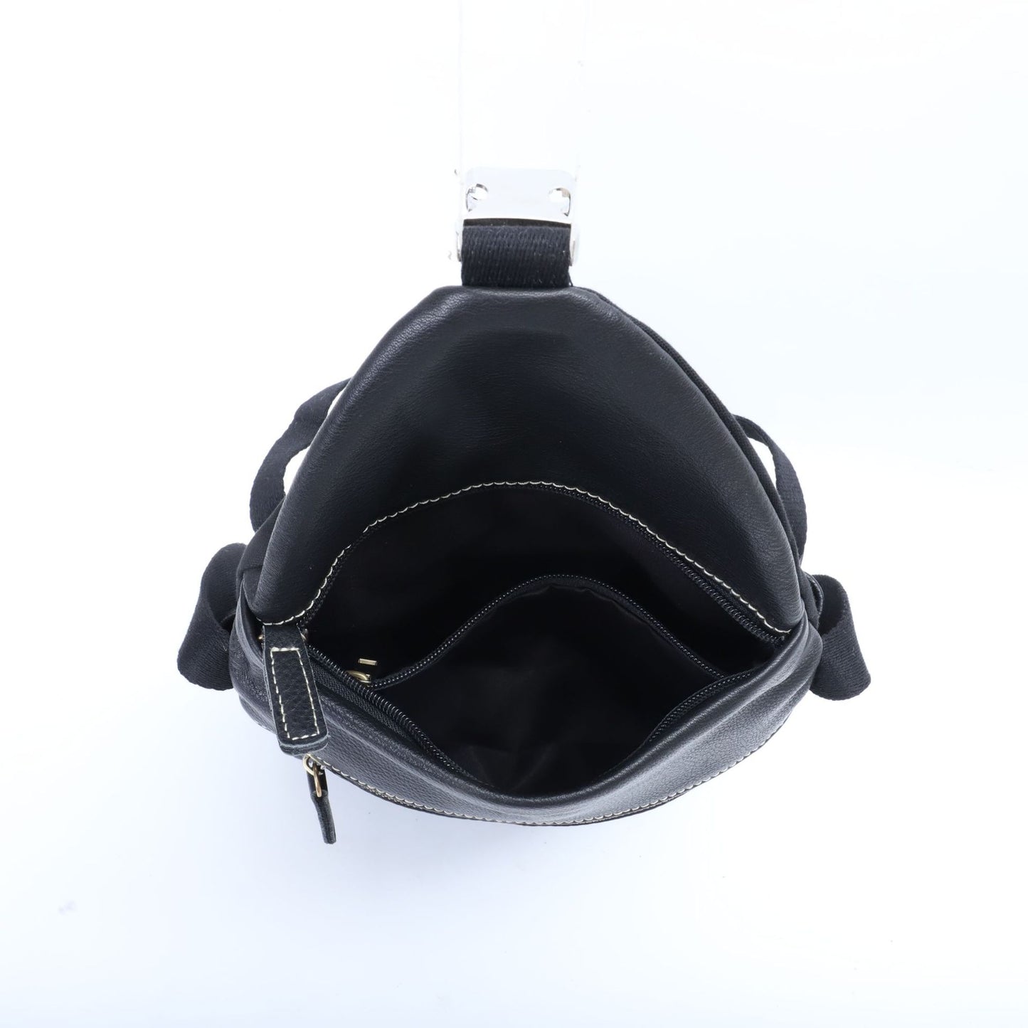Men's Shoulder Bag Cowhide Soft Leather Casual Business Large Capacity Crossbody Bag for Men