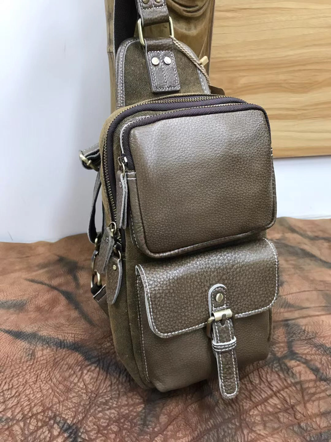 Men's Bust Bag Korean Fashion Casual Waist Pouch Men's Crossbody Shoulder Bag