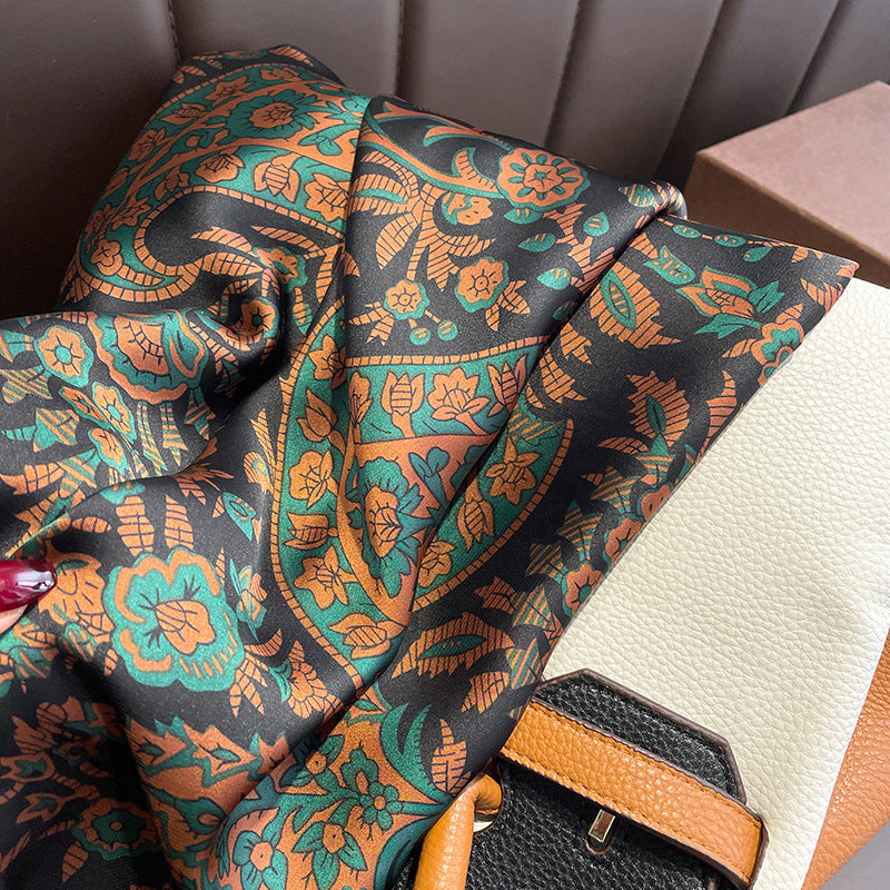Scarf Scarf Cashew Nut Flower Sheer Sunscreen Stole Temperament Big Scarf
