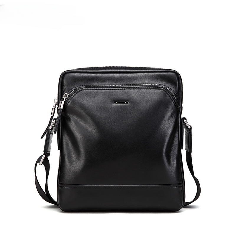 Men's shoulder bag, multi-functional, practical, genuine cowhide leather, business crossbody bag