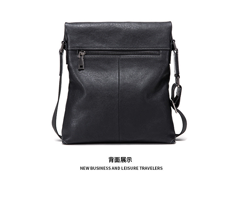 Men's shoulder bag, genuine cowhide leather, multi-functional, casual, large capacity, fashion, crossbody bag