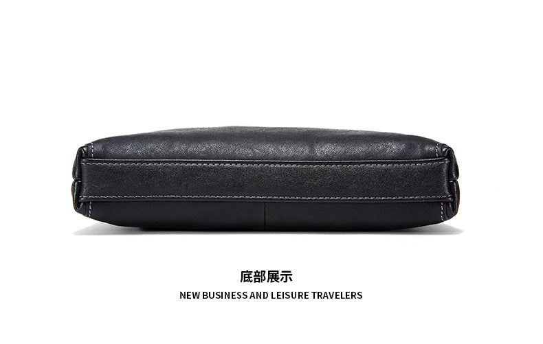 Men's shoulder bag, genuine cowhide leather, multi-functional, casual, large capacity, fashion, crossbody bag