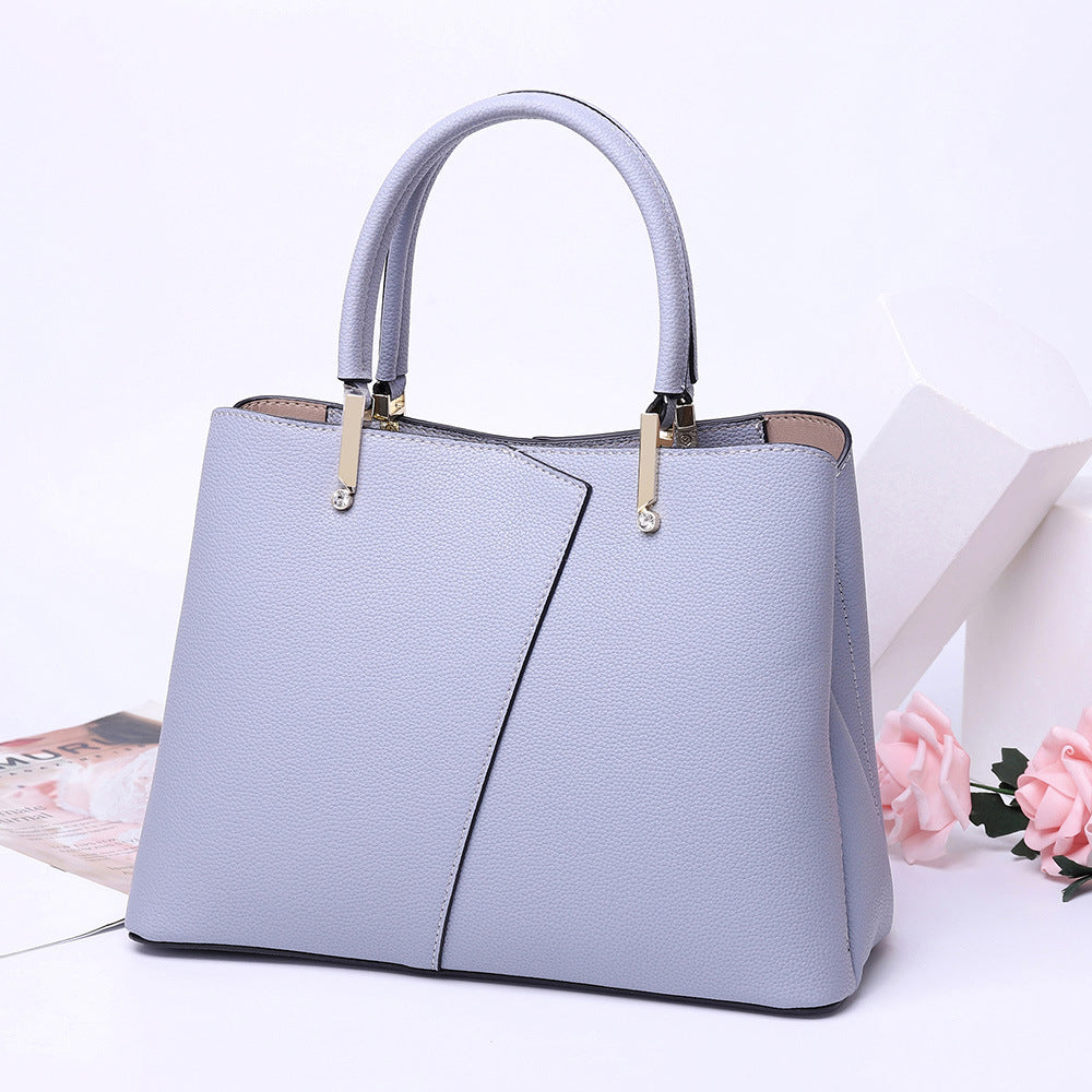 Genuine leather bag ladies fashion handbag shoulder bag crossbody bag temperament commuting OL