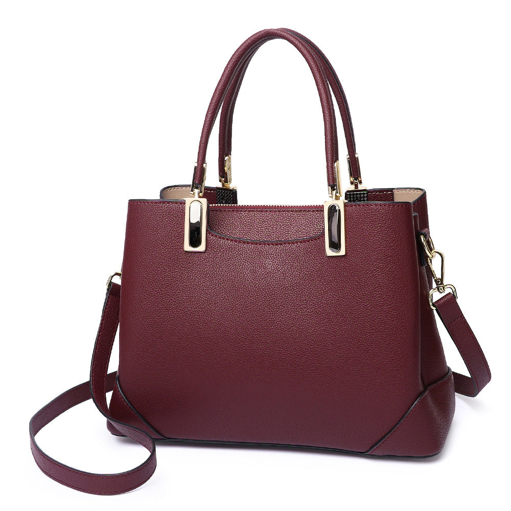 Genuine leather women bag bag cowhide ladies shoulder bag crossbody bag commuting OL fashion