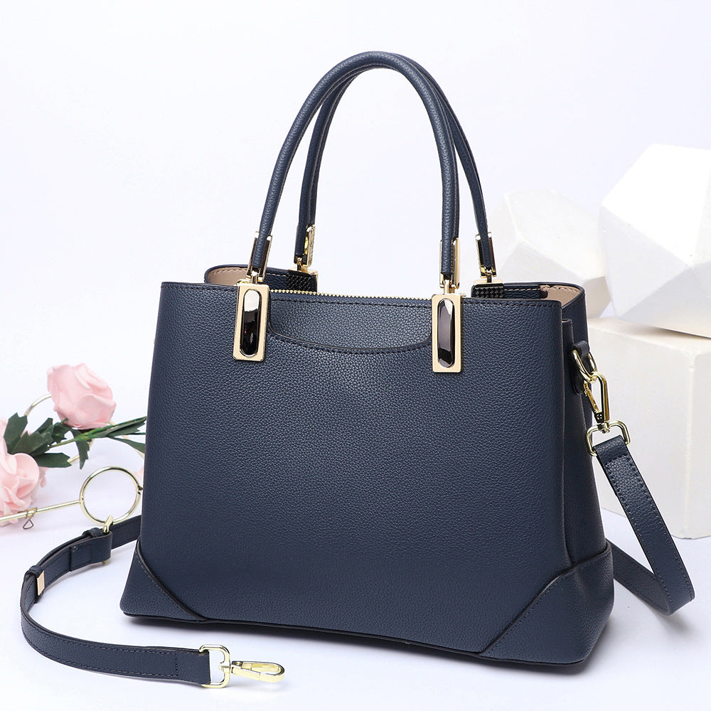 Genuine leather women bag bag cowhide ladies shoulder bag crossbody bag commuting OL fashion