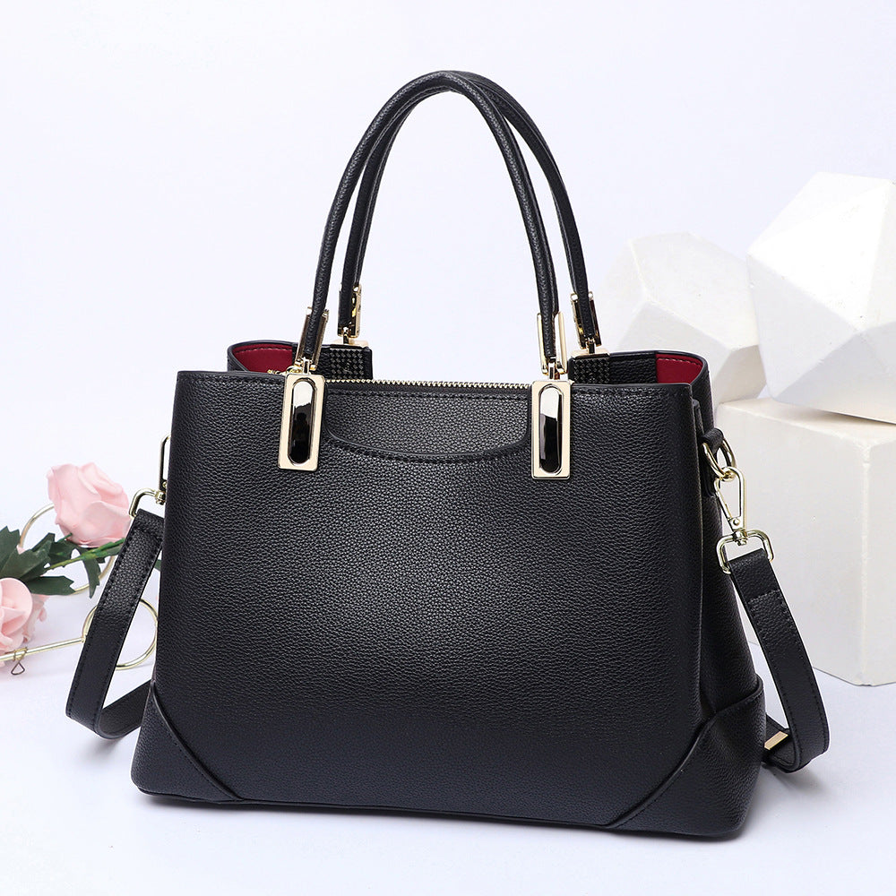 Genuine leather women bag bag cowhide ladies shoulder bag crossbody bag commuting OL fashion