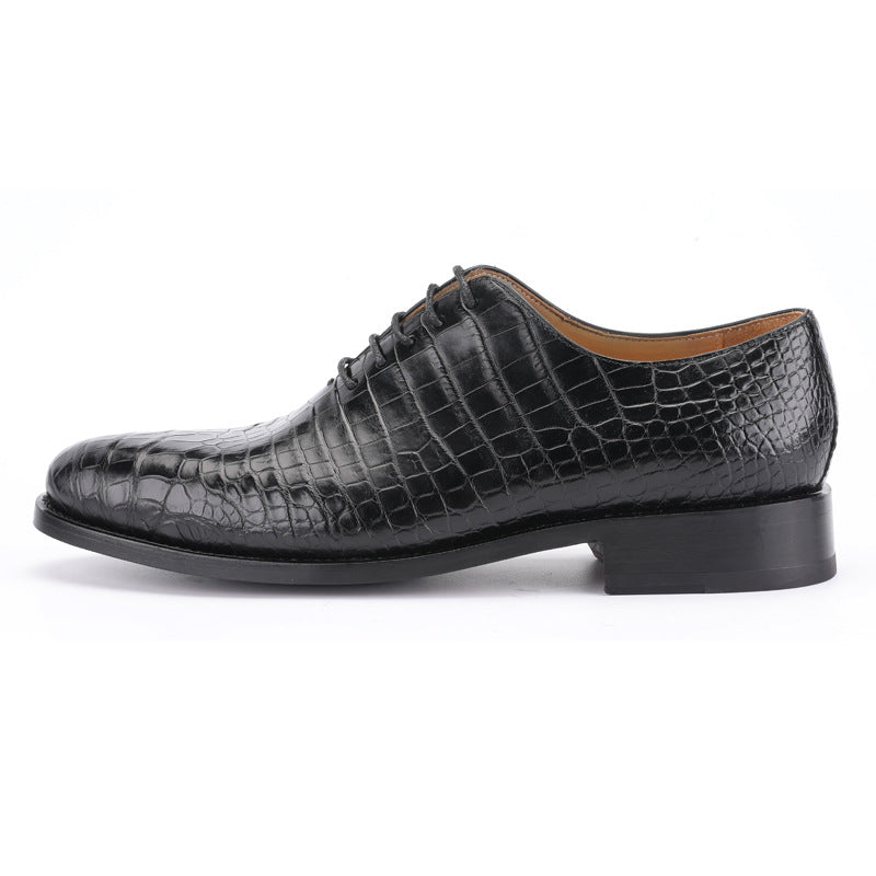 Crocodile Belly Skin Genuine Leather Men's Leather Shoes Business Formal Men's Shoes