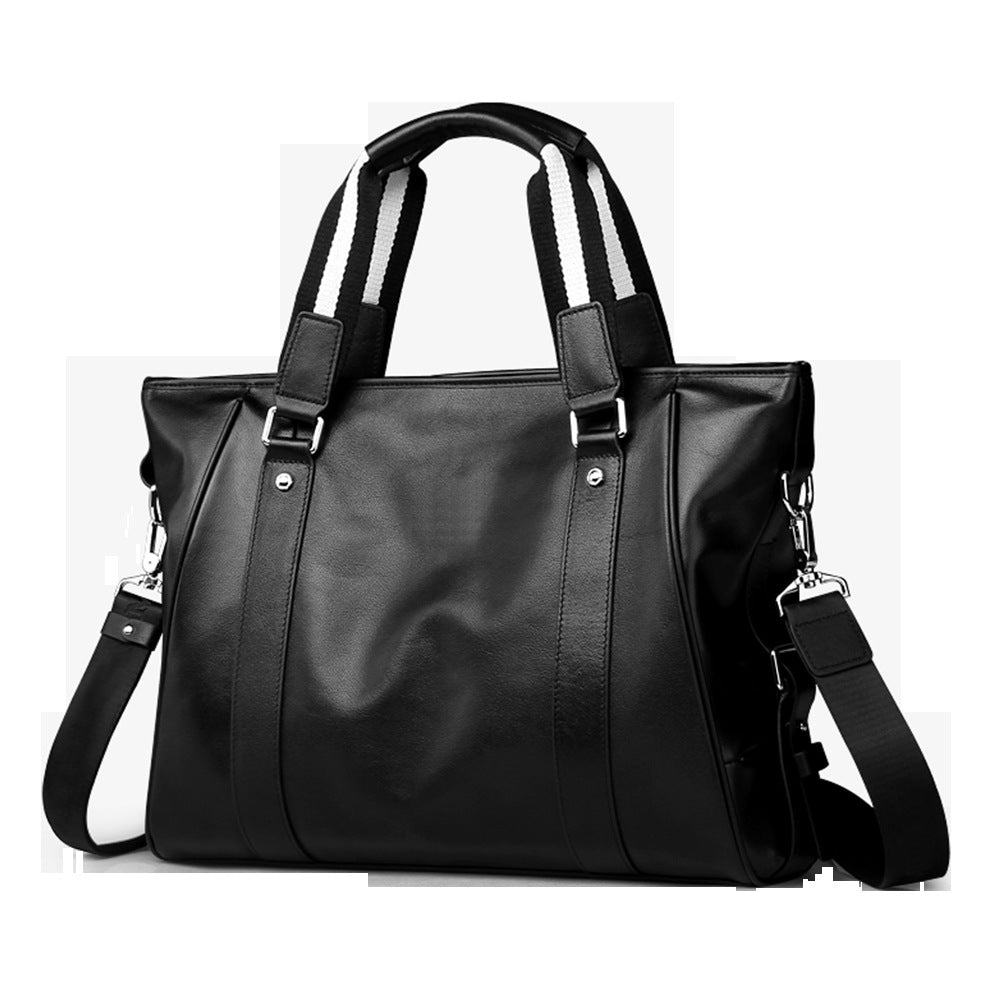 Men's handbag Genuine cowhide computer bag Large capacity briefcase for business trips