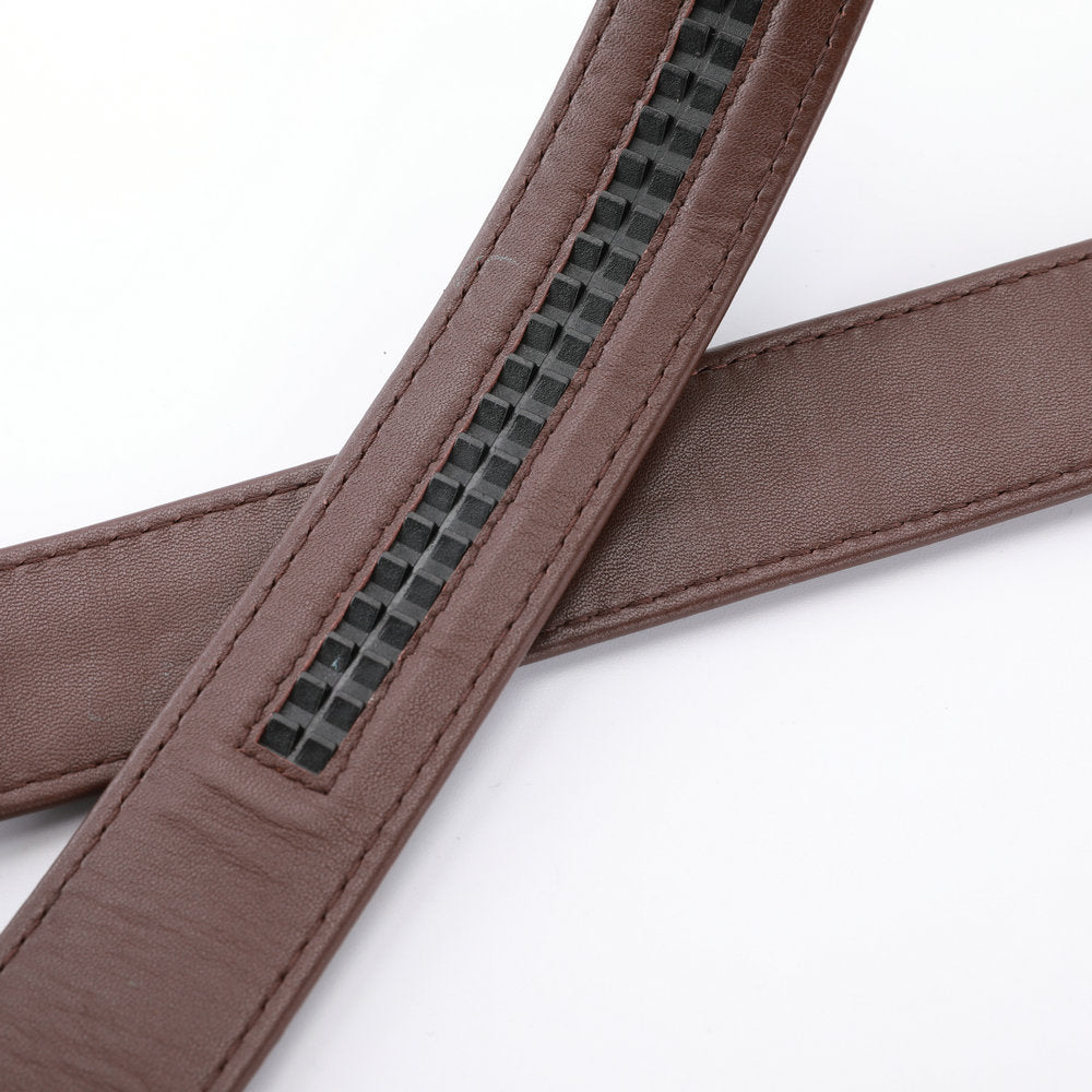 Men's Belt Siamese Crocodile Skin Genuine Leather High Quality Automatic Buckle Casual