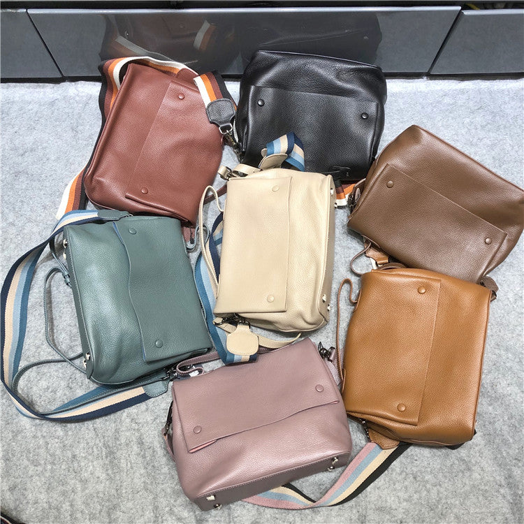 Retro ladies bag simple shoulder bag large capacity handbag crossbody bag commuting OL