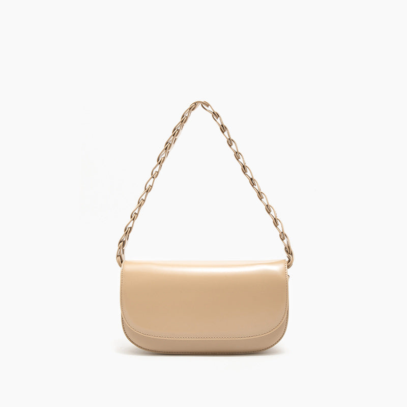 Stylish woven genuine leather women's bag armpit bag cowhide shoulder bag crossbody bag women