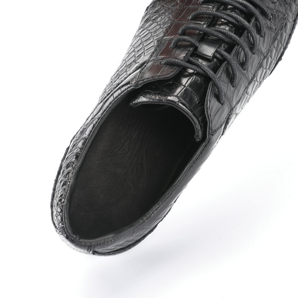 Crocodile skin genuine leather men's shoes workplace business sports casual shoes