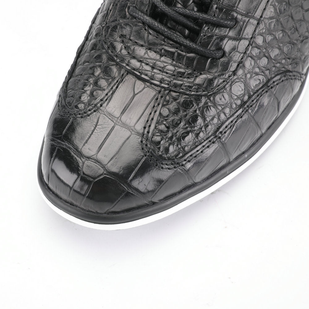 Crocodile skin genuine leather men's shoes workplace business sports casual shoes