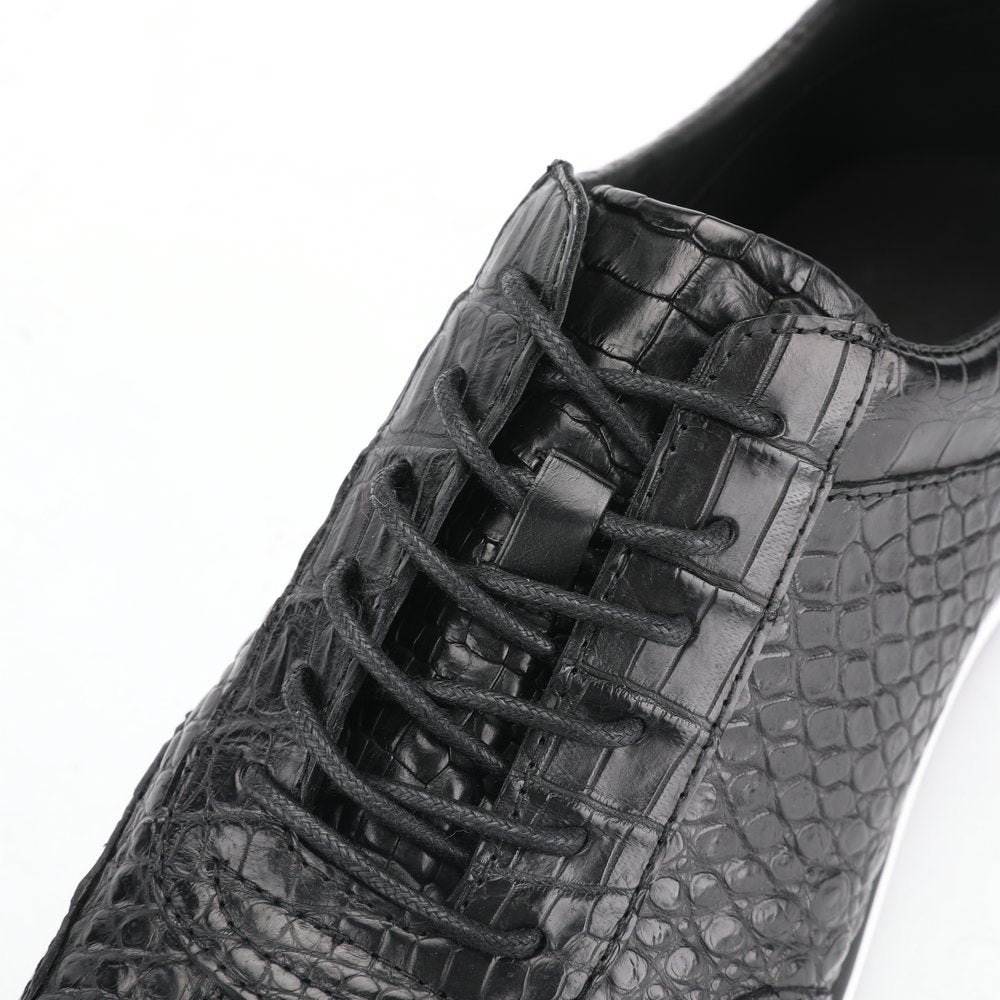 Crocodile skin genuine leather men's shoes workplace business sports casual shoes