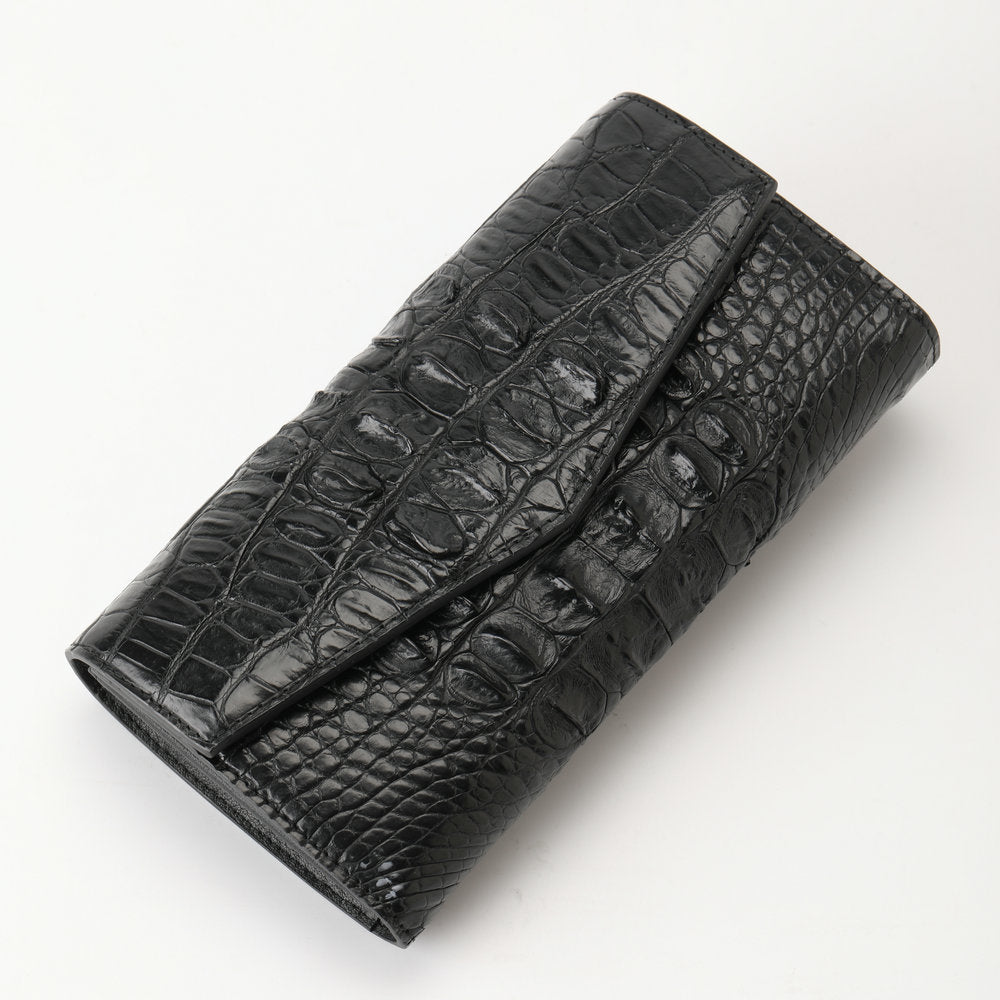 Siamese Crocodile Leather Handbag Women Wallet Genuine Leather Wallet Female Fashion Handbag Coin Clutch Bag