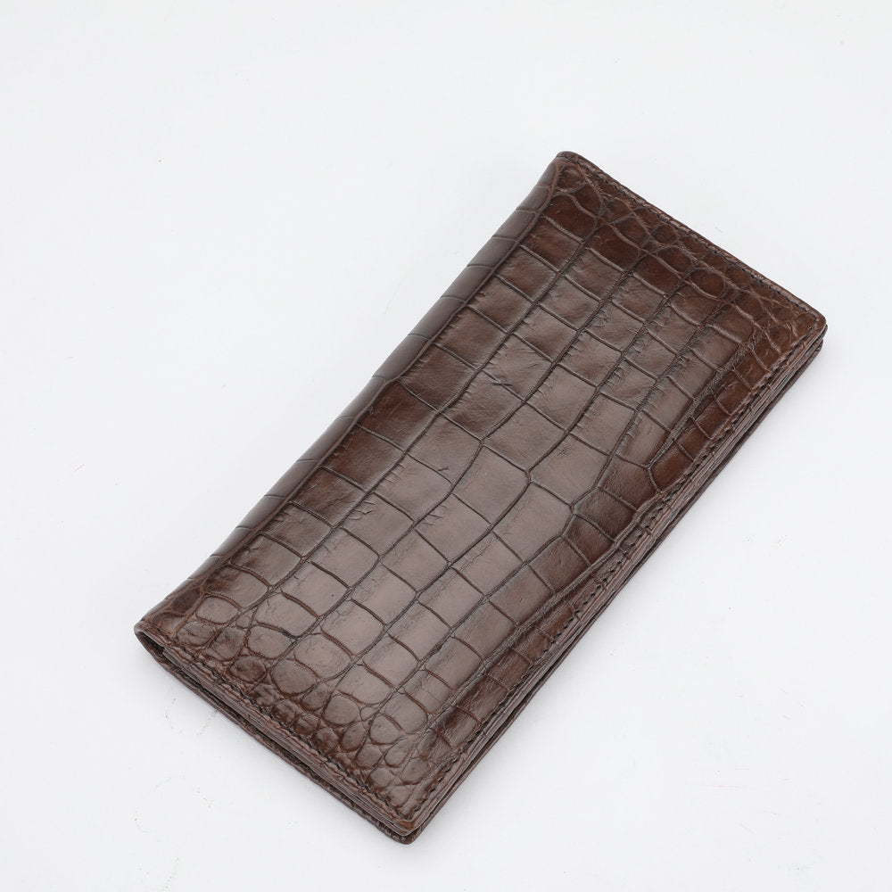 Crocodile skin long wallet men's wallet card bag genuine leather business wallet