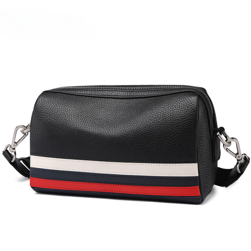 Men's Shoulder Bag Made of Cowhide Genuine Leather Large Capacity Business Casual Fashion Crossbody Bag