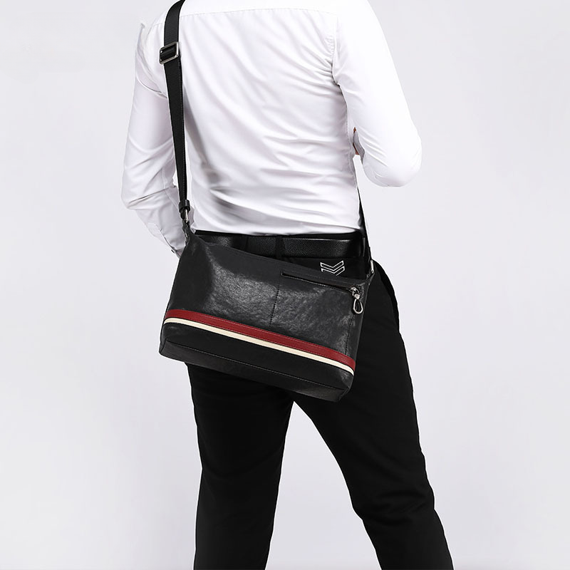 New Men's Shoulder Bag Made of Genuine Cowhide Leather Multifunctional Fashion Casual Large Capacity Crossbody Bag