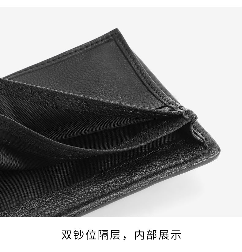 Crocodile Skin Short Wallet Genuine Leather Fashion Business Casual Coin Purse Wallet