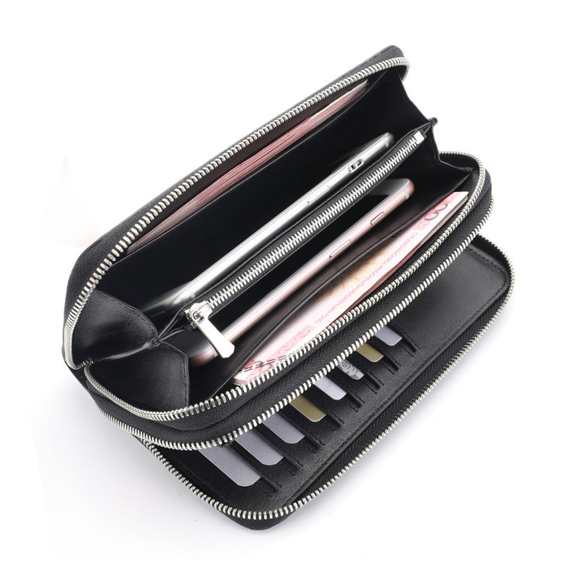 Crocodile skin long wallet Men's wallet Genuine leather card holder Business casual wallet Handbag