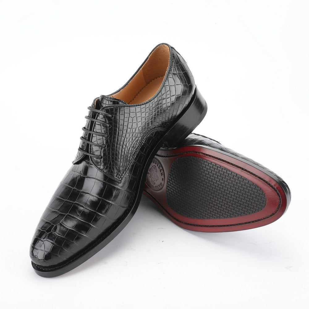 Men's Crocodile Leather Shoes Genuine Leather Casual Formal Business Shoes