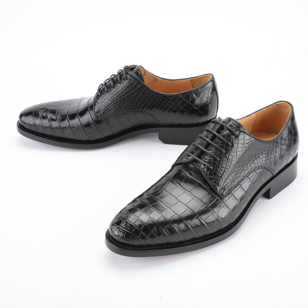 Men's Crocodile Leather Shoes Genuine Leather Casual Formal Business Shoes