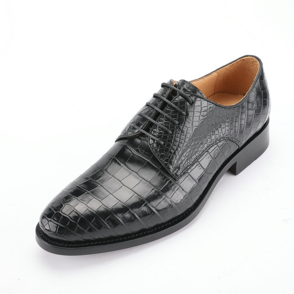 Men's Crocodile Leather Shoes Genuine Leather Casual Formal Business Shoes