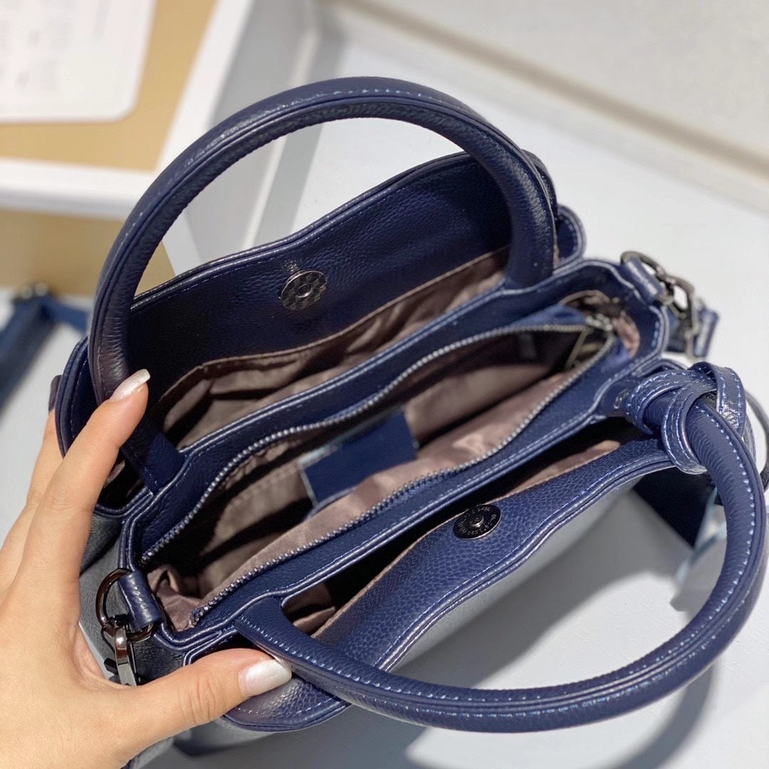 Genuine Leather Handbag Women's Bag Fashion Cowhide Shoulder Bag Crossbody Handbag