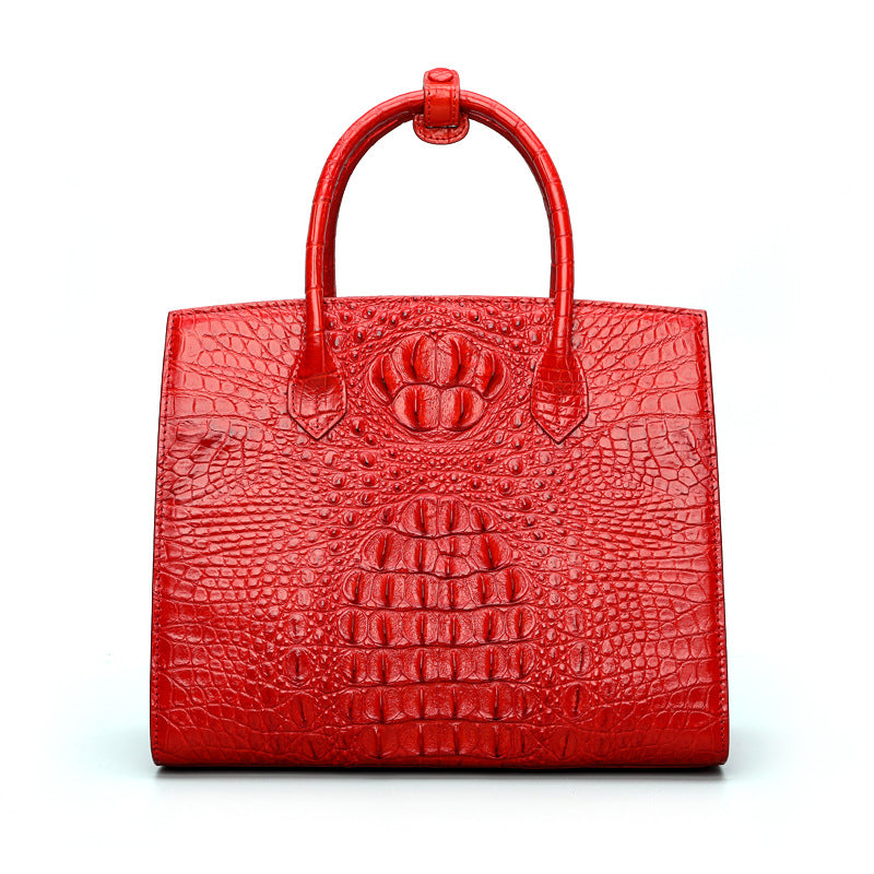 Women's bag Siamese crocodile skin handbag shoulder chain bag Women's bag that goes with everything