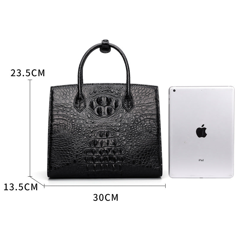 Women's bag Siamese crocodile skin handbag shoulder chain bag Women's bag that goes with everything