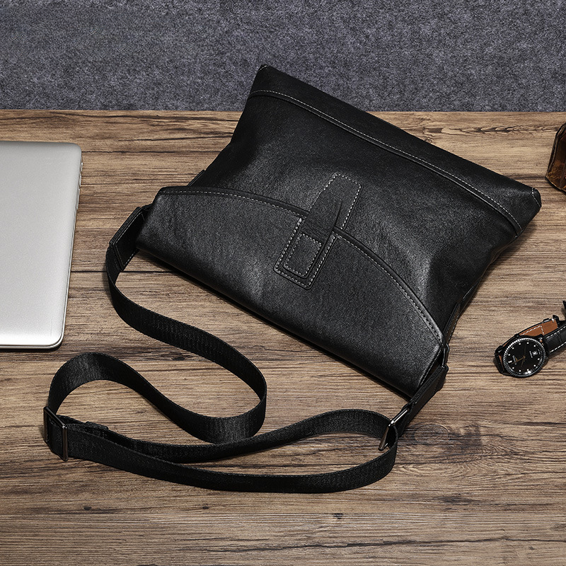 Men's Shoulder Bag Sports Bag Genuine Cowhide Leather Casual Crossbody Bag Backpack
