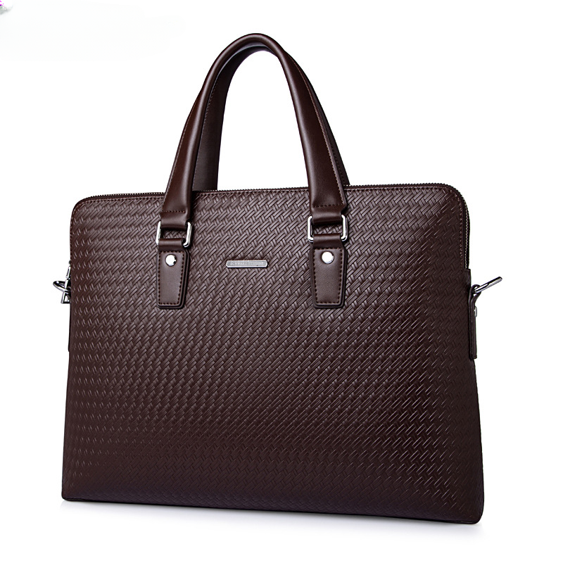 Men's handbag, handbag, genuine cowhide leather, large capacity, business computer bag, men's briefcase shoulder bag