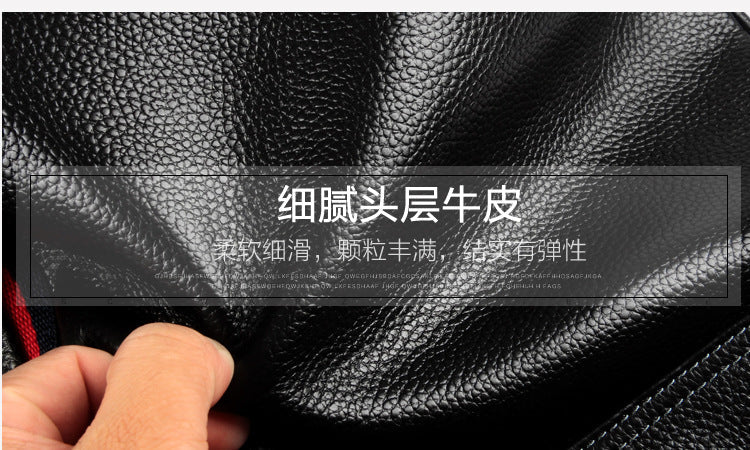 Men's Handbag Genuine Cowhide Leather High Quality Casual Computer Bag Men's Briefcase