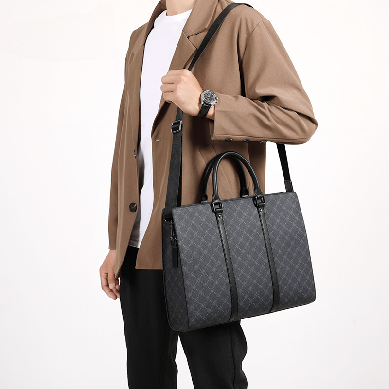 Men's Briefcase Business Business Travel Handbag Crossbody Shoulder Bag Large Capacity Travel Bag Men's Handbag