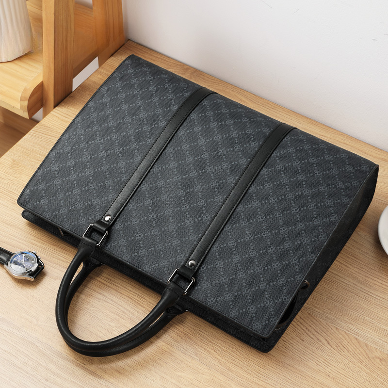 Men's Briefcase Business Business Travel Handbag Crossbody Shoulder Bag Large Capacity Travel Bag Men's Handbag